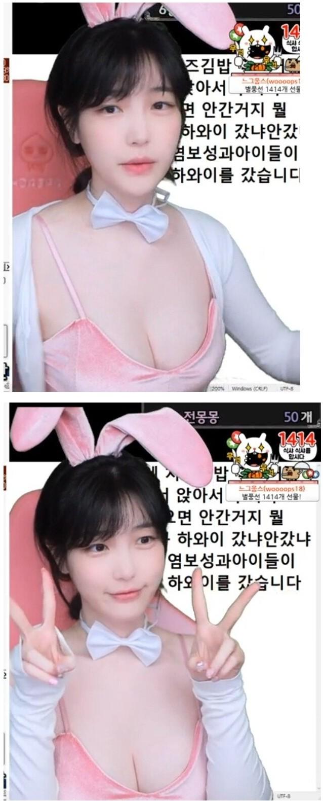 BJ 짱다 아침부터 바니걸 뭐냐 ㅗㅜㅑ