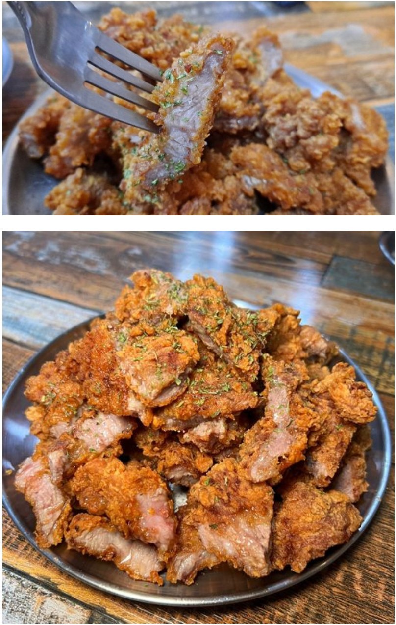 포모스 부산에서만 판다는 돼지갈비 후라이드 부산에서만 판다는 돼지갈비 후라이드