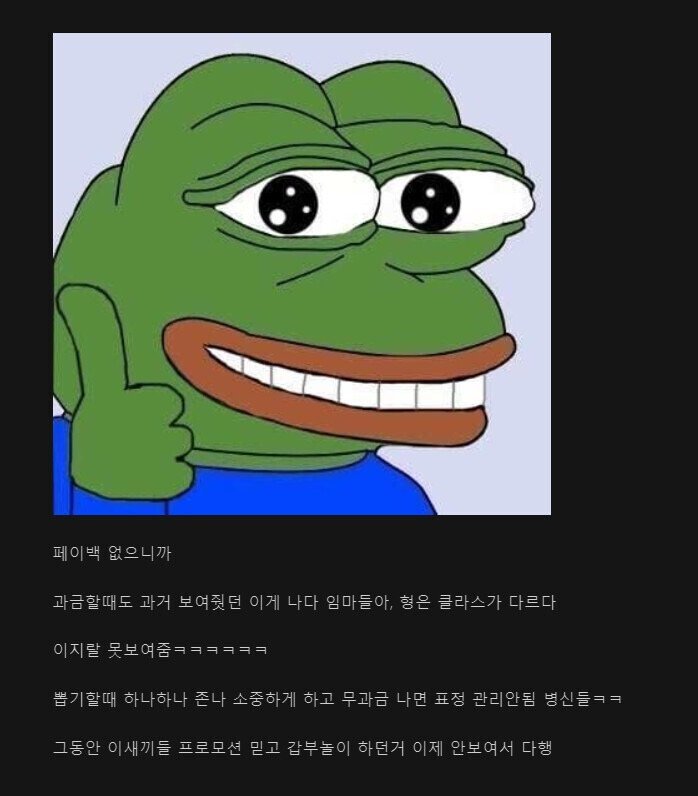 리니지류 bj들의 민낯이 까발려지는 시점 
