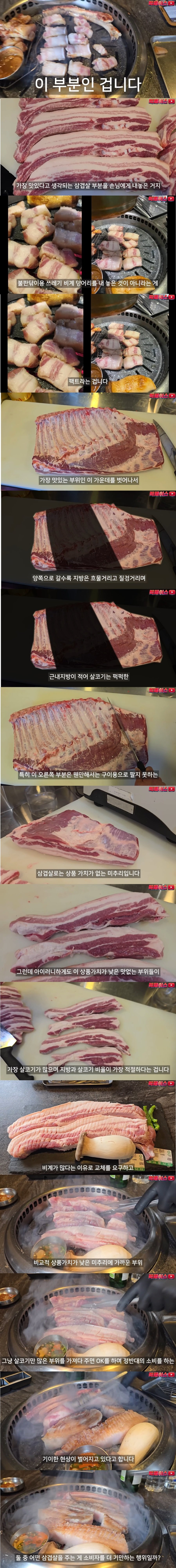 보배드림 제주도 비계 삼겹살 선동이였다