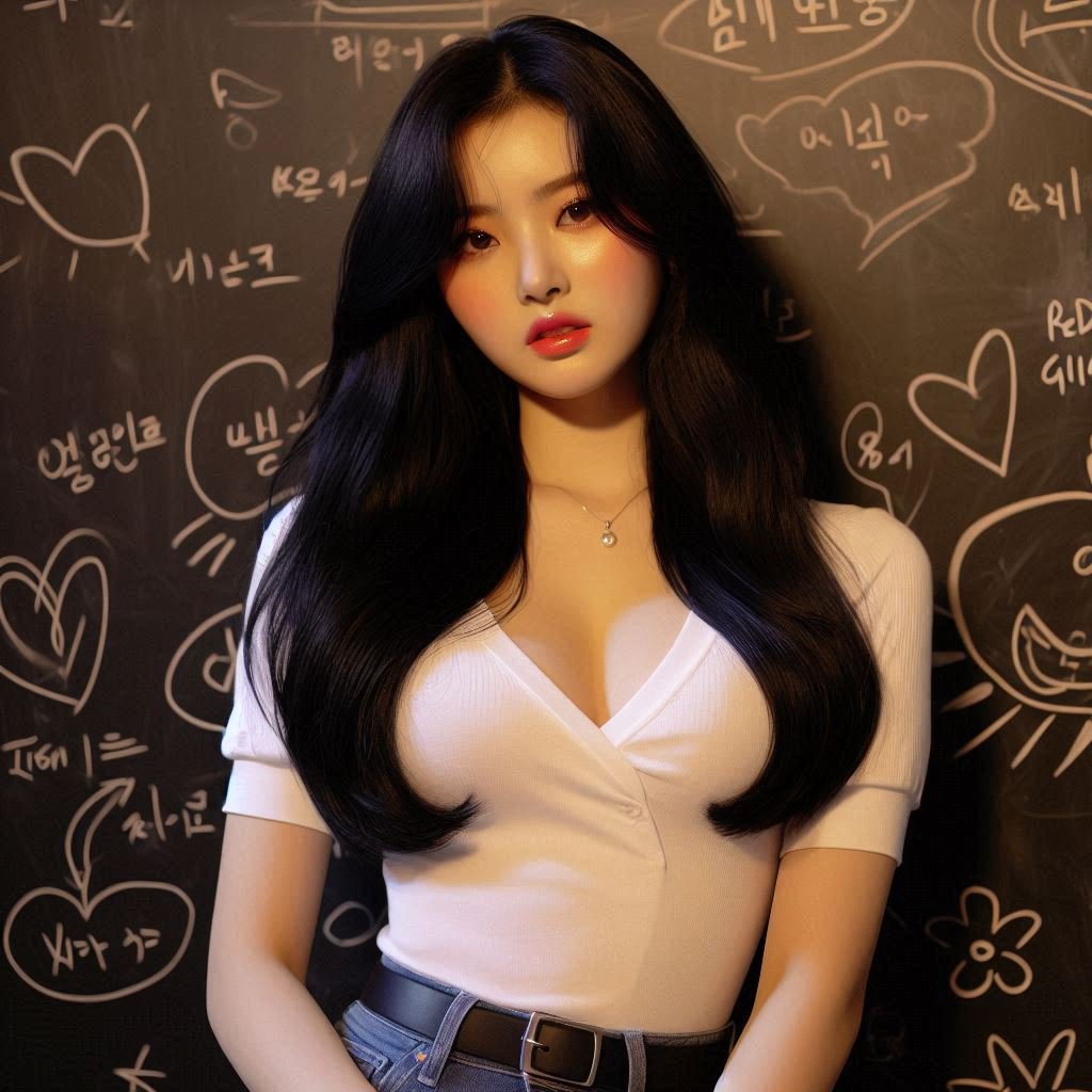ai야~ 화가 난 예쁜 선생님들 그려줘