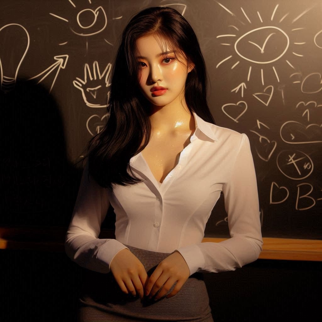ai야~ 화가 난 예쁜 선생님들 그려줘