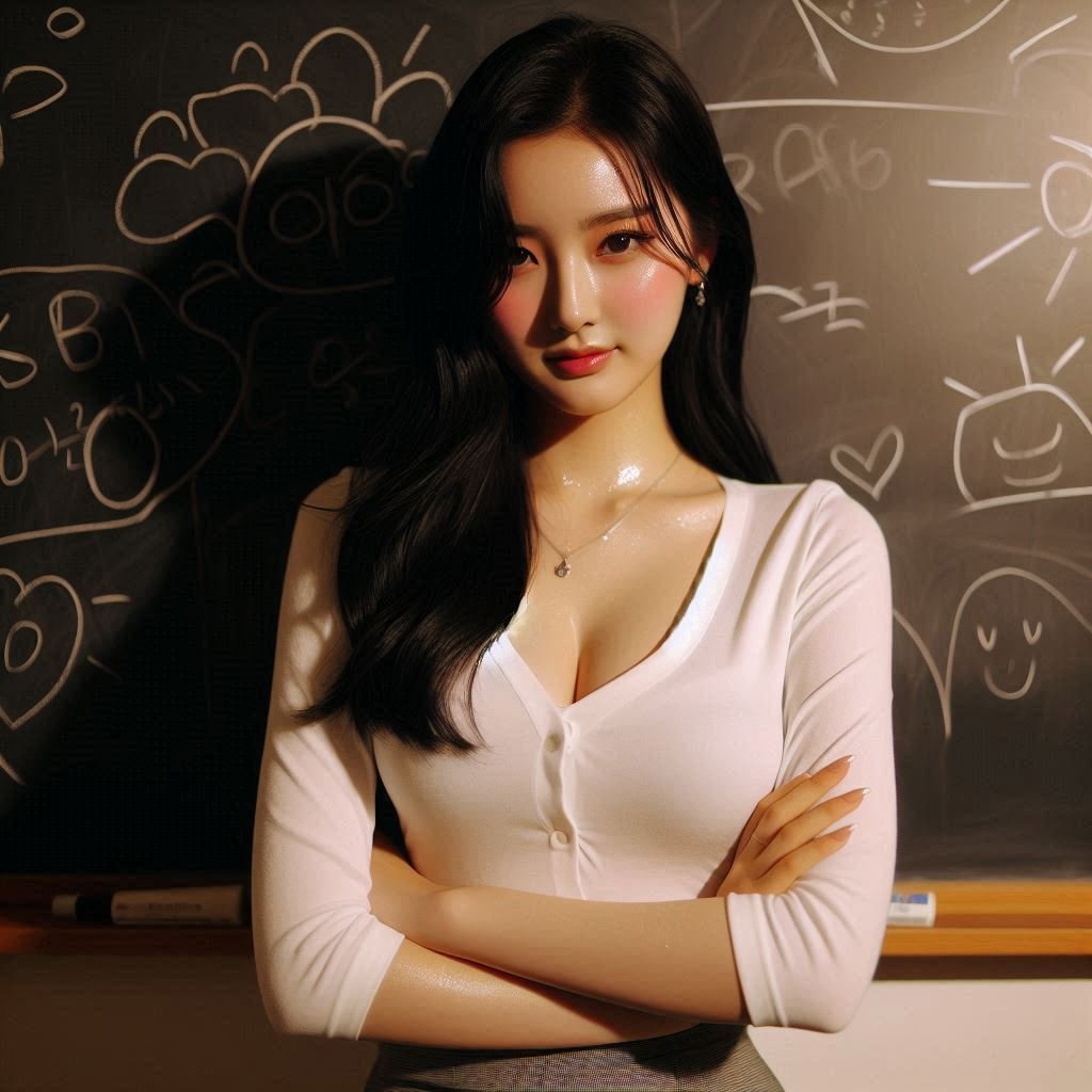 ai야~ 화가 난 예쁜 선생님들 그려줘