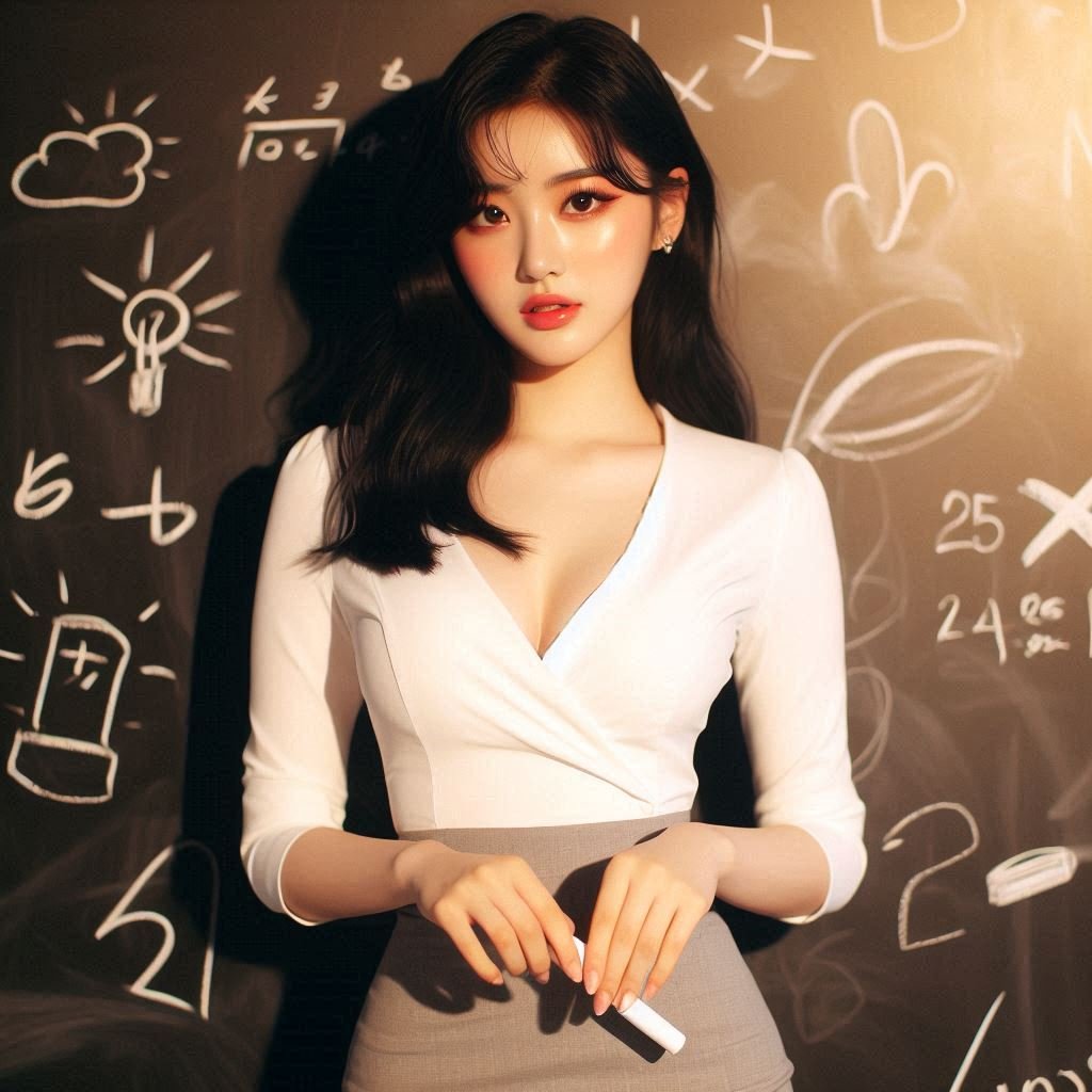 ai야~ 화가 난 예쁜 선생님들 그려줘