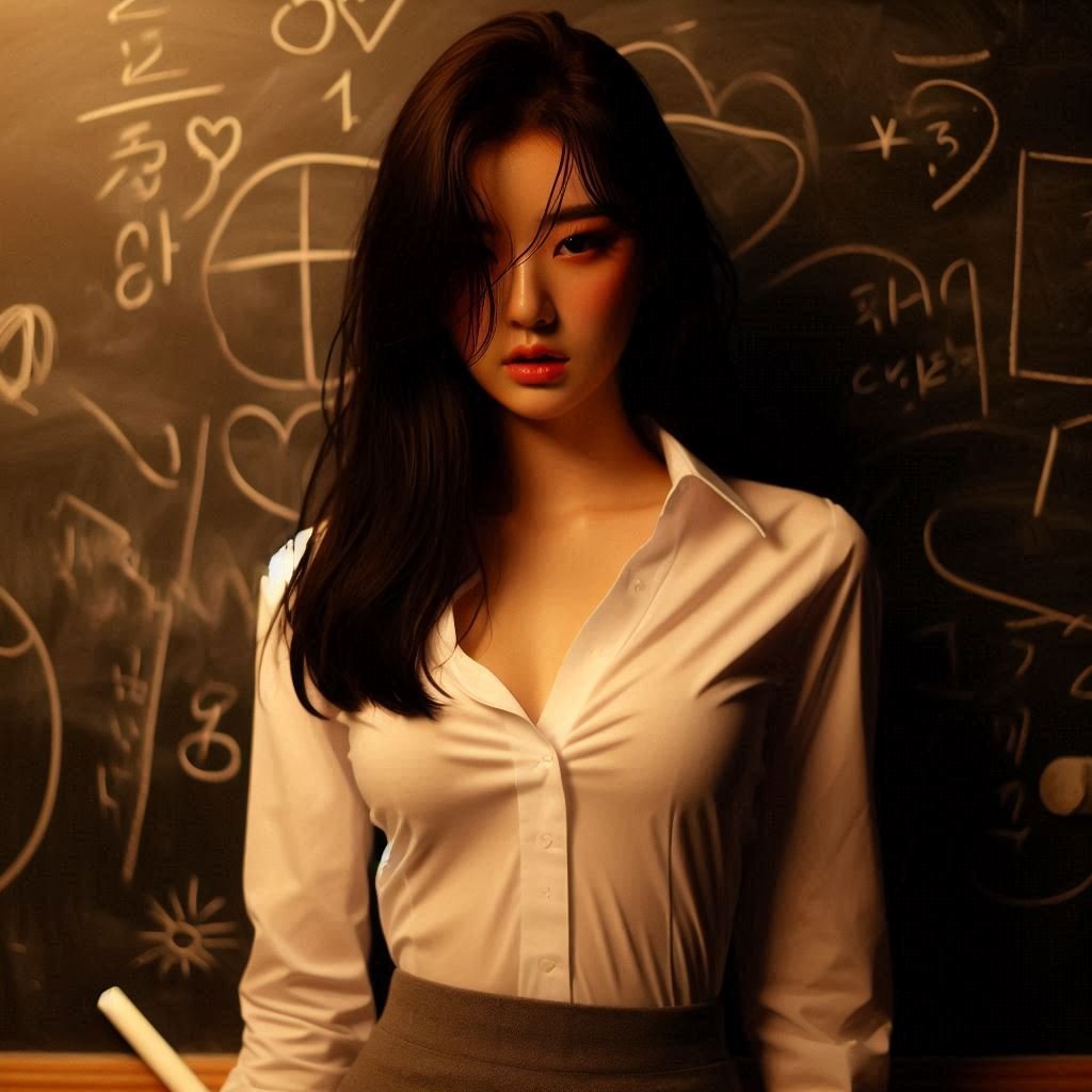 ai야~ 화가 난 예쁜 선생님들 그려줘