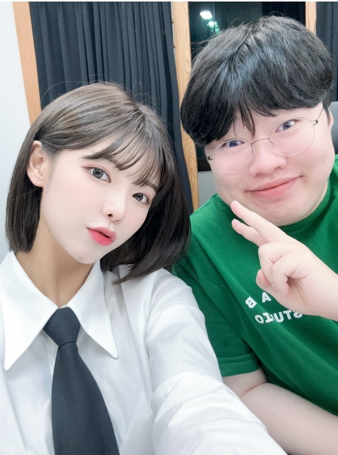 혜밍이 봉준이랑 찍은 셀카
