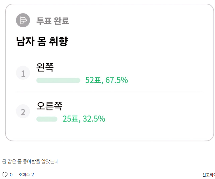 의외로 여초카페에서 인기있는 남자 몸매