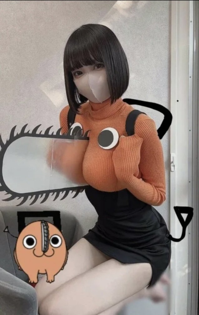 띵작.. 체인소맨 19금 코스프레.. jpg