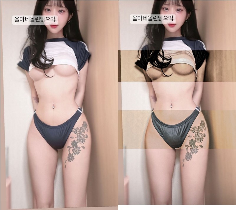 유혜디 가슴 & 골반이 원래 이정도였나..