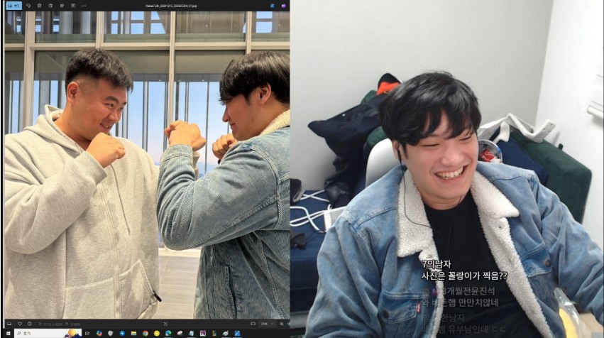 코뚱잉 빈자리.. 치지직 피지컬 2대장