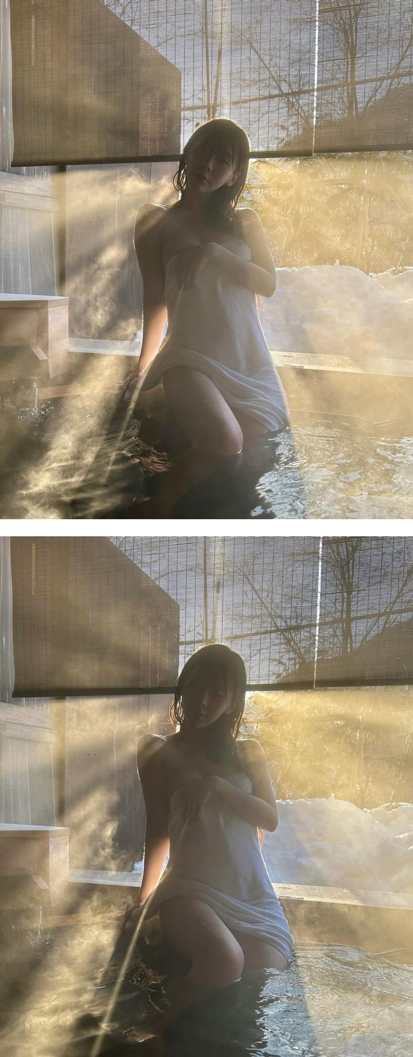 쏘블리랑 온천 여행 가면 볼 수 있는 장면