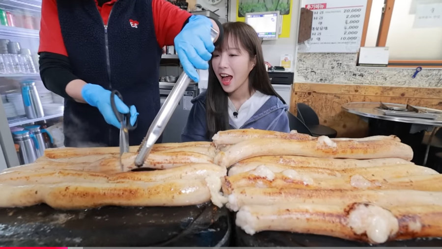 통대창 40인분 도전하는 쯔양 ㄷㄷ