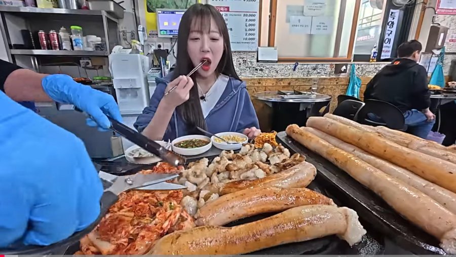 통대창 40인분 도전하는 쯔양 ㄷㄷ