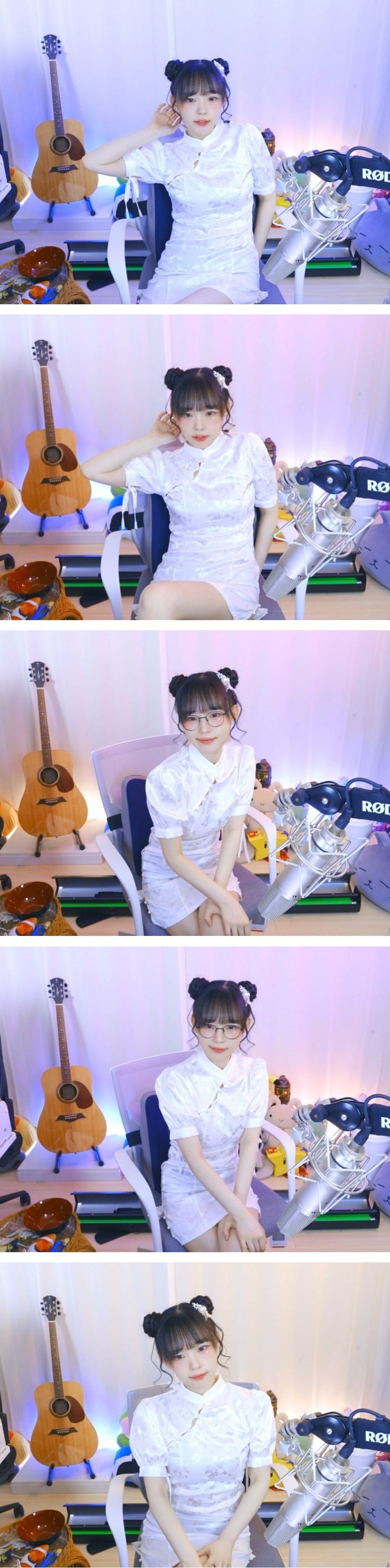 야잘알.. 차이나 드레스 입은 치지직 여통령