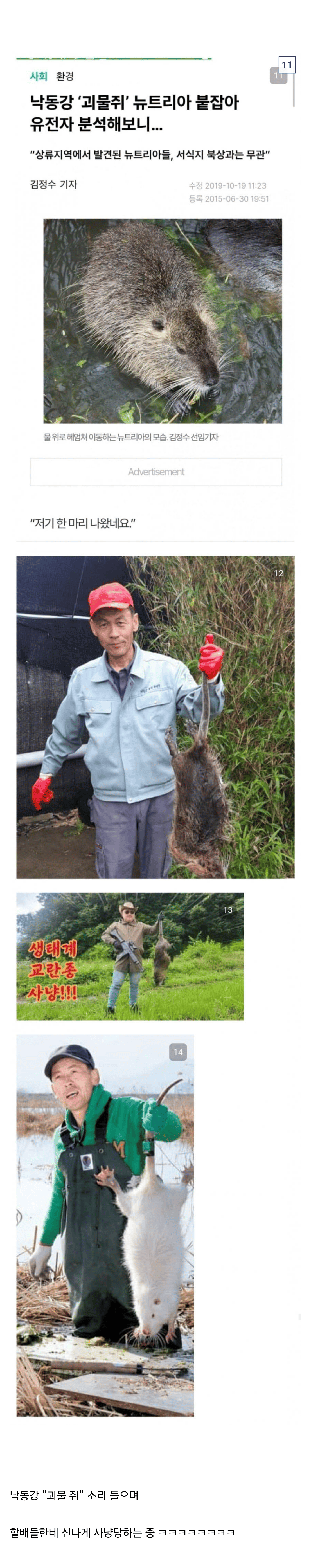 설치류 외모지상주의 최대 수혜자&피해자