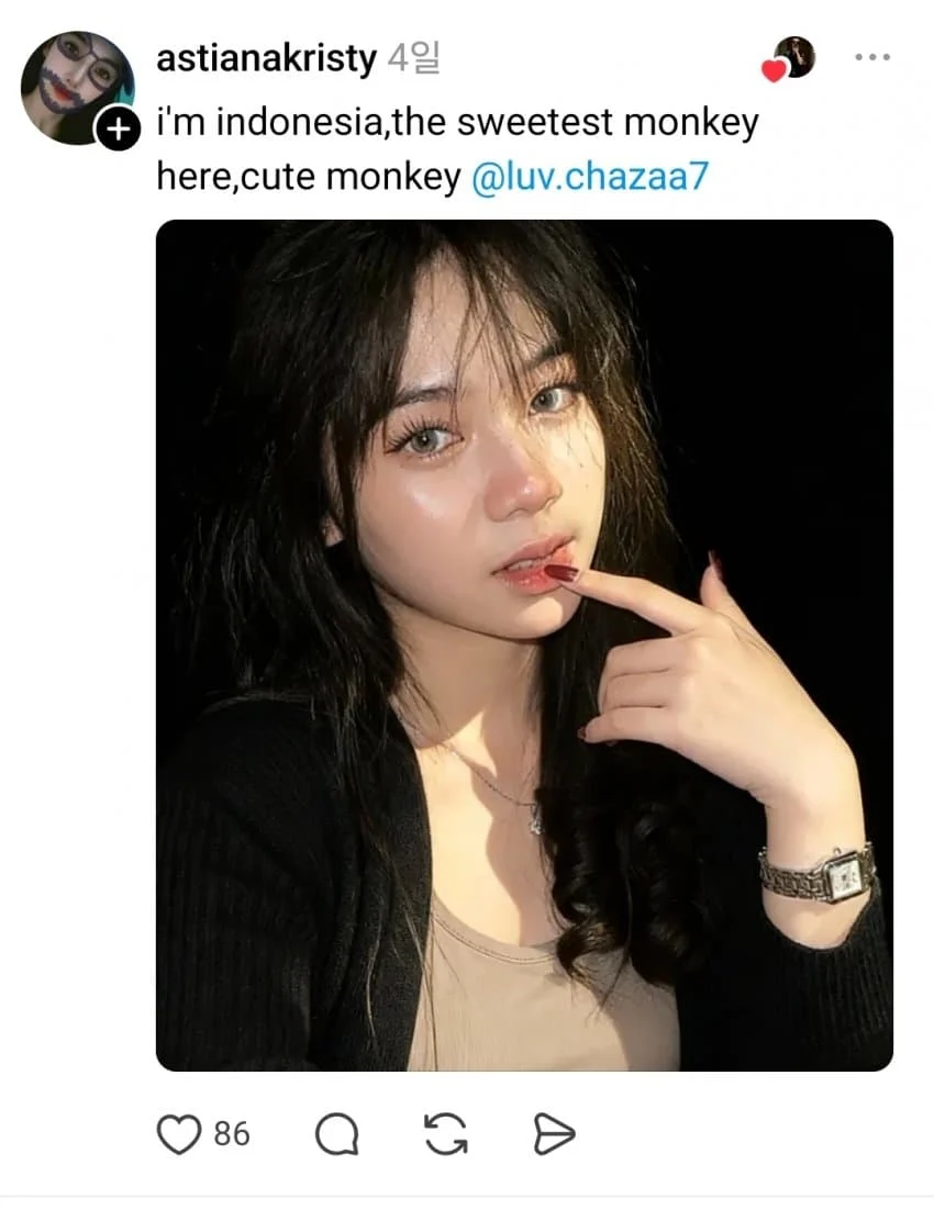 트페미들 인종차별 덕분에 스레드에 국결 포탈 열림