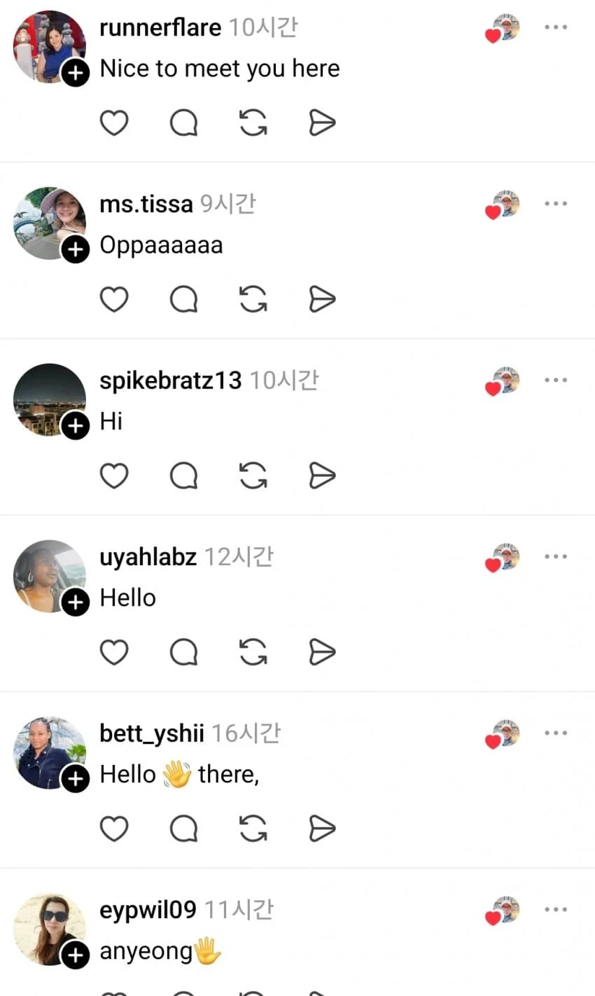 트페미들 인종차별 덕분에 스레드에 국결 포탈 열림