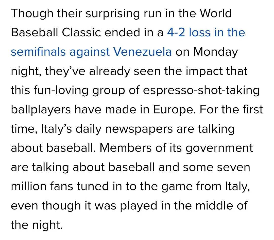 야구에 열광중인 축구 개못하는 나라 