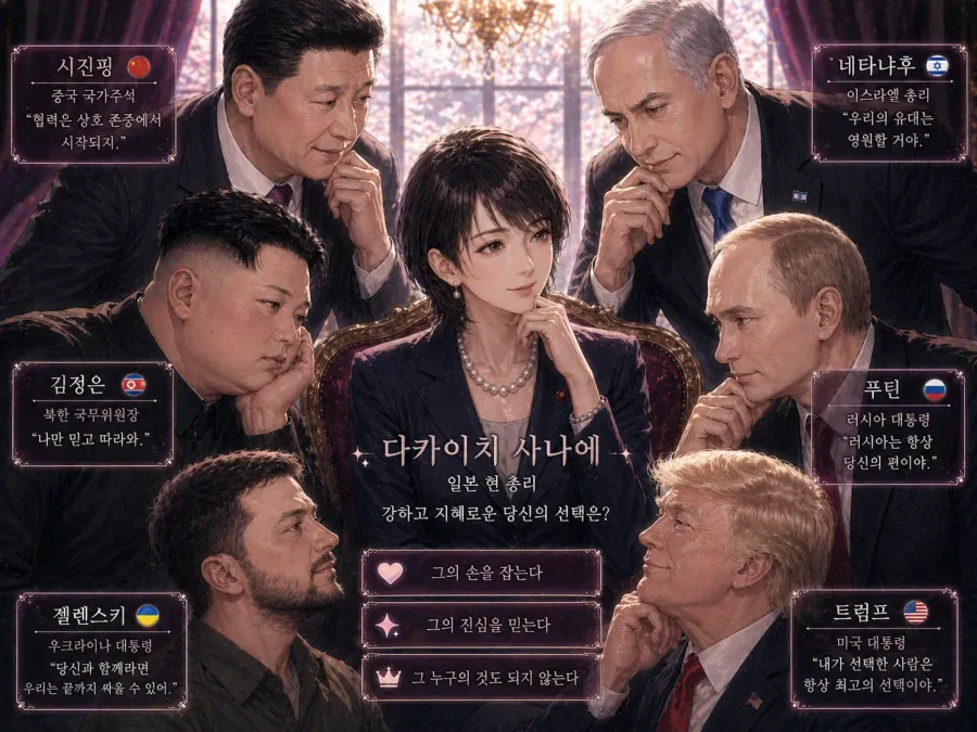 요즘 전세계 지도자들 로맨스상상 근황 