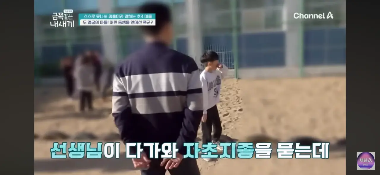 학교에서 후배 폰 벽돌 내리친 금쪽이 